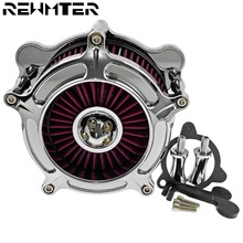 1 Set Air Cleaner Filter with Accessories Chrome For Harley Touring Street Glide Road Glide 2008-2016 Softail FLSTF Dyna FXDLS 2024 - buy cheap