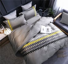 luxury 60s egyptian cotton Leaf embroidery  Bedding set duvet cover flat sheet pillows case 4pcs/king/queen size 2024 - buy cheap