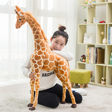 120 cm Simulation Plush Giraffe Toys Big Size Cute Stuffed Animal Dolls Soft Giraffe Doll High Quality Birthday Gift Kids Toy 2024 - buy cheap
