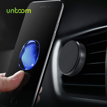 Магнитный автомобильный держатель для телефона Untoom для iPhone X Xs Max 7 8, магнитное крепление на вентиляционное отверстие для Samsung S9 S8, автомобильный держатель для сотового телефона 2024 - купить недорого