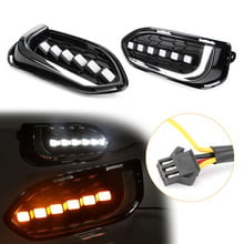 2PCS LED Daytime Running Fog Driving Lights Work Lamp DRL For Honda Fit Jazz 2018 Automobile Lighting Parts Accessories 2024 - buy cheap