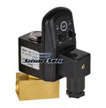 Free Shipping 1/4'' Electric Drain Valve with Timer EDV-08 24-240V Volt, solenoid auto drainer, for compressor drainer 2024 - buy cheap