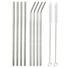 Colorful Stainless Steel Straw Drinking Reusable Metal Straw with Brush DIY Tea Coffee Party Bar Accessories Metal Straws 2024 - buy cheap