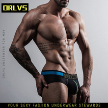 ORLVS Mesh Briefs men Breathable Sexy Underwear Men Briefs Low Rise String Modal Men Underpants 2024 - buy cheap