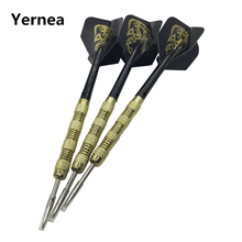 Yernea-dardos de punta de acero para deportes, varilla de nailon con cuerpo de dardo de cobre niquelado, 15g, para entretenimiento, vuelo de mascotas, novedad, 3 uds. 2024 - compra barato