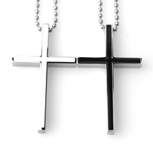 Hot Stainless Steel chain necklace mens stainless steel chains Cross pendants for men wholesale Stainless Steel pendant necklace 2024 - buy cheap