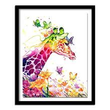 Diamond Embroidery giraffe icons 5D Diy diamond painting Cross Stitch animals picture square Rhinestones diamond  pattern 2024 - buy cheap