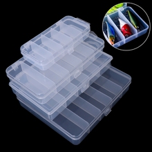 Transparent Fishing Bait Boxes Bait Fighting Accessories Hooks Fish Bait Fishing Bait Storage Tool Organizer Case Container 2024 - buy cheap