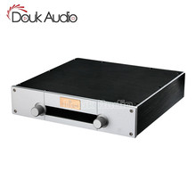 Douk Audio-caja de preamplificador de aluminio, armario DIY, Panel plateado, W320 x H70 x D300mm 2024 - compra barato