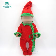Кукольная одежда для 43 см игрушки, аксессуары для кукол новорожденных, Рождественская одежда для малышей, детский комбинезон 2024 - купить недорого