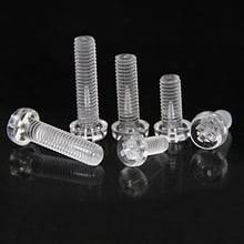 M4 M5 Polycarbonate Acrylic screw Phillips Round PC screws transparent micro plastic clear bolts 2024 - buy cheap