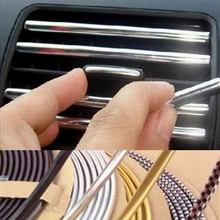 Youwinme U Style Chrome Car Bady Sticker Decoration Air Conditioner Outlet Vent Grille Strips Interior Exterior Moulding 2024 - buy cheap