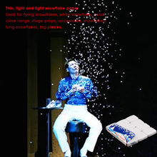 Маленькая Снежинка палец волшебные трюки белая бумага Snow Storm snostorm волшебник сценические принадлежности реквизит игрушка Иллюзия рождественские подарки 2024 - купить недорого