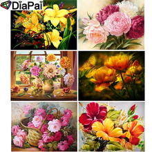 DIAPAI 100% Full Square/Round Drill 5D DIY Diamond Painting "Flower landscape" 3D Embroidery Cross Stitch Home Decor 2024 - buy cheap