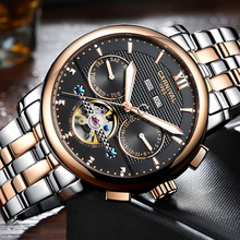 Relógio masculino com pulseira mecânica, relógio de luxo da suíça, carnaval, à prova d'água, luminoso, safira 4 2024 - compre barato