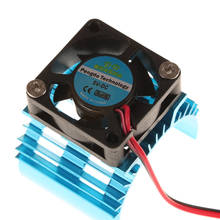 Blue RC Parts Electric Car Motor Heatsink Cover + Cooling Fan for 1:10 HSP RC Car 540 550 3650 Size Motor Heat Sink 2024 - buy cheap