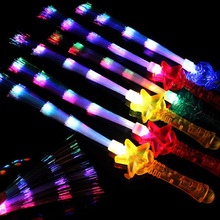 Светодиодная светящаяся Рождественская игрушка для Хэллоуина Светодиодная лампа для концерта светится в темноте светящиеся волоконно-оптические палочки для вечеринки 2024 - купить недорого