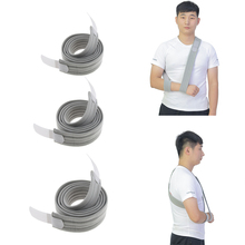 Adjustable Arm Sling Wrist Forearm Brace Strap Shoulder Immobilise Sprain Support Belt - M / L/ XL - Flexible - Gray 2024 - buy cheap