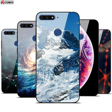 AUM-L41 Coque For Huawei Honor 7C 5.7" Case Silicone Hard Tempered Glass Case For Huawei Honor 7C Case Honor7C 7 C C7 Cover Capa 2024 - buy cheap