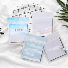 30 Sheet Creative cartoon weather cloud Memo Pad N Times Sticky Notes Memo Notebook Stationery Papelaria Escolar School Supplies 2024 - buy cheap