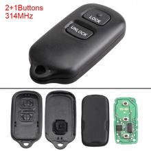 314MHz 2+1 Buttons Keyless Uncut Flip Car Remote Key Fob With Chip HYQ12BAN, HYQ12BBX and Battery for 2000-2008 Toyota 2024 - buy cheap
