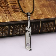 Ожерелье, 1 нож, логотип кожаный веревочный браслет с подвеской, косплей, аниме ювелирные изделия, высокое качество 2024 - купить недорого