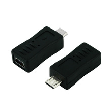 Универсальный кабель-переходник с Mini USB «Мама» на Micro USB «папа» 2024 - купить недорого