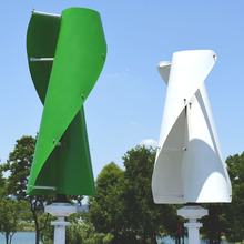 Generador de viento multicolor tipo espiral, 12v, 24v, SIN controlador automático MPPT de turbina eólica vertical, 200w 2024 - compra barato