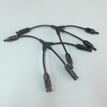 1 pairs conector y tipo 3 em 1 macho e fêmea cabo solar conectar, ip67 1 a 3 cabos do conector do ramo do estilo y 2024 - compre barato