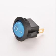 1 PC New 12V 16A DOT ROUND ROCKER SPST TOGGLE SWITCH CAR BOAT LIGHT Blue 2024 - buy cheap