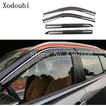 Car Body Styling Cover Stick Lamp Plastic Window Glass Wind Visor Rain/Sun Guard Vent 4pcs For Nissan Kicks 2017 2018 2019 2020 2024 - buy cheap