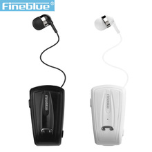 Fineblue F-V6 sem fio bluetooth fones de ouvido portátil negócios fones de ouvido usar clipe mãos-livres com microfone pk f920 f930 f960 f980 2024 - compre barato