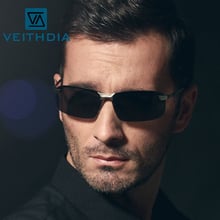 VEITHDIA Brand Designer Polarized Men's Sunglasses Rimless Sun Glasses Goggle Eyewear For Men oculos de sol masculino VT3043 2024 - buy cheap