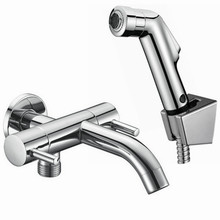 abs Hand held Bidet Shower set  Toilet Jet Cleaner tap Bidet High Pressure Shower Head and 1.5m hose BD566 2024 - buy cheap