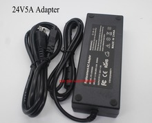 24v 5a 120w led light transformer ac100-240v to dc24v power adapter for computer and led strip