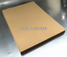 FREE SHIPPING A4 Brown Kraft Paper Paperboard Cardboard Card Blank 100gsm 150gsm 50pcs/lot 2024 - buy cheap