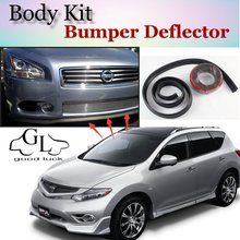 Bumper Lip Deflector Lips For Nissan Murano Z51 Front Spoiler Skirt For TopGear Friends to Car Tuning / Body Kit / Strip 2024 - buy cheap