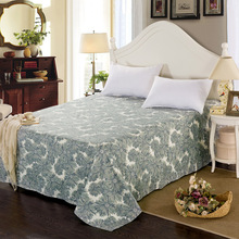 Lençol de cama 100% algodão, lençol com estampa reativa de 240x265cm, lençol de cama estilo europeu com estampa reativa 2024 - compre barato