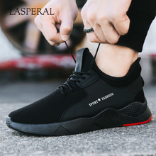 New Black Men Vulcanize Shoes Breathable Casual Sports Male Sneakers Mesh Trainers Lace-up Flat Shoes Plus 39-44  2024 - buy cheap