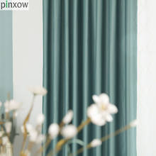 Soft Bedroom Curtains Window Treatments Blackout Silk Curtain Drapes For Living Room Grey Green Panels Insulated Thermal Blinds 2024 - buy cheap