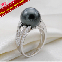 Роскошные и классические жемчужные кольца, S925 Серебряные кольца с жемчугом, женские кольца поделки, аксессуары для ювелирных изделий, 3 шт./лот 2024 - купить недорого