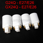 Gx24q para e27 conversor, adaptador g24q para e26/e27, 4p, 15.5mm, base de lâmpada, suporte de lâmpada e26 24q, base de lâmpada 10 andares - especificações Gx24q para e27 conversor, adaptador g24q para e26/e27, 4p, 15.5mm, base de lâmpada, suporte de lâmpada e26 24q, base de lâmpada 10 andares - especificações