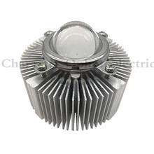 90*40mm Aluminium Heatsink + 60-80 degree 44mm Lens for 20W 30W 50W -100W High Power led FOR DIY 2024 - buy cheap