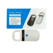 RFID 134.2Khz pet chip scanner identification glass tube label reading Animal handheld card reader FDX-B&EMID For dogs or cats 2024 - buy cheap