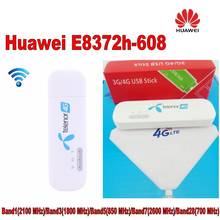 1000pcs (+4g TS9 antenna )Unlocked New Huawei E8372 E8372h-608  4G LTE 150Mbps Wireless USB WiFi Modem 2024 - buy cheap