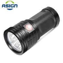 Мощный светодиодный фонарик USB перезаряжаемый аккумулятор 18650 T6 фонарик водонепроницаемый светодиодный фонарь для кемпинга для наружного освещения 2024 - купить недорого