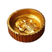 Gadgets For Men Accessories Outdoor Pocket Portable Cigar Skull Ashtray Skulls Ash Tray Cigarettes Smoking Collectible Ashtrays 2024 - buy cheap