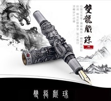 Jinhao Oriental Dragon Fountain Pen Luxury Gift Pen 0.7mm Metal Ink Pens Office Supplies Free Shipping 2024 - buy cheap