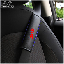 For Peugeot 308 Car Seat Belt Shoulder Strap Protect Pads Cover No Slip No Rubbing Soft Comfort 2Pcs Red Blue White 2024 - buy cheap