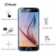 Nicotd Tempered Glass For Samsung Galaxy A3 A5 A7 J3 J5 J7 2017 2015 2016 0.26mm 2.5D Screen Protector Glass Film 9H Protective 2024 - buy cheap